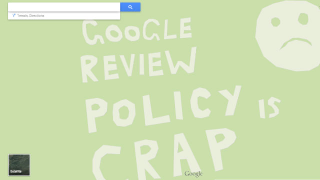Illustration for article titled Google Maps Shows an Android Robot Taking a Big Pee on the Apple Logo